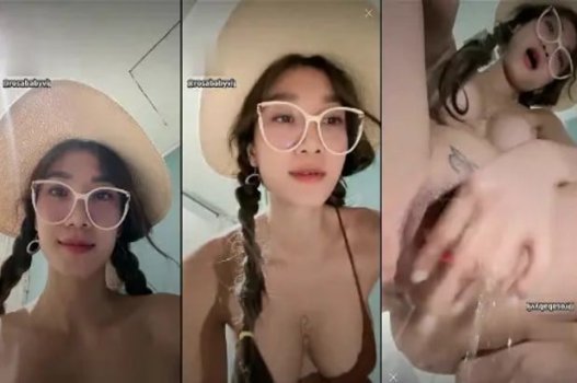 Vídeo quente Rosababyvip masturbado borboletas espalhadas