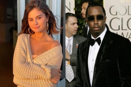 Diddy é forçado Selena Gomez em uma festa branca para revelar o peito