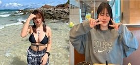 Meninas com cidade enorme e lisonjeira