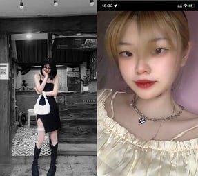 Hua Thi Quynh Trang 2004 Felizmente com o cara na rua