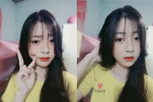 Huyen Anh tem seios redondos grandes e nádegas enormes