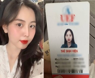 Uyen Thao, uma estudante do Departamento Econômico Financeiro, exibindo com confiança